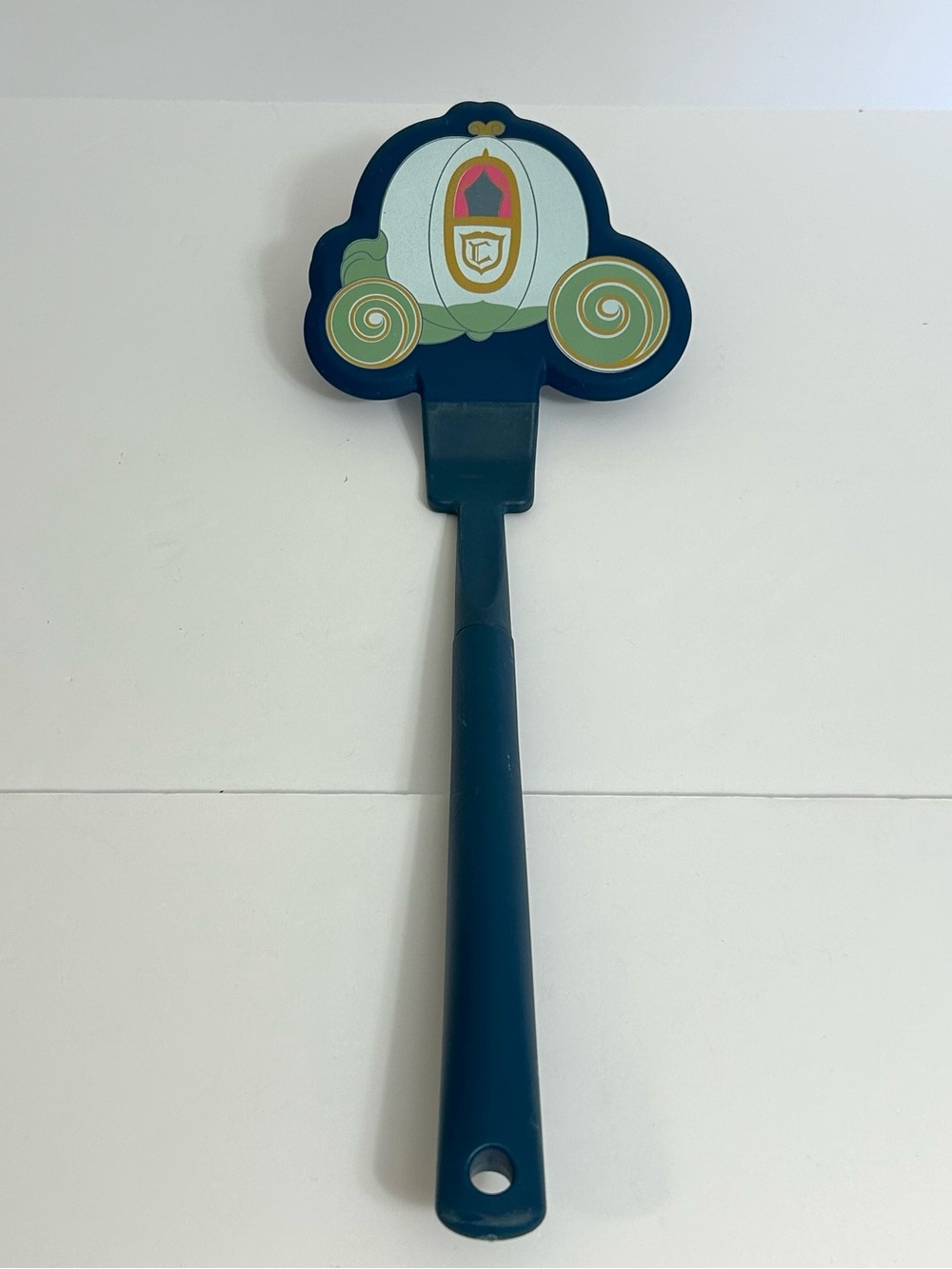 Disney Dark Teal Silicone Spatula with Decorative Carriage Motif